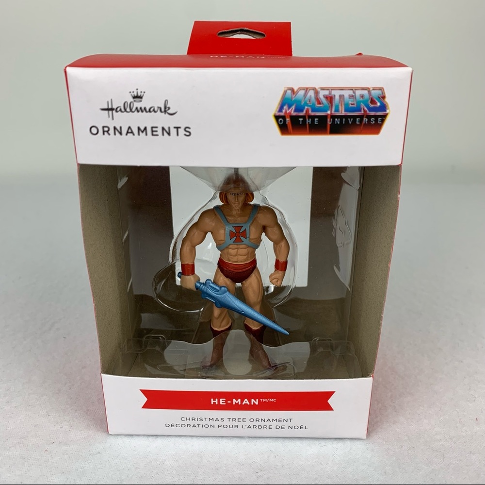 HE-MAN Masters of the Universe Hallmark Christmas Tree Ornament Cartoon Sword